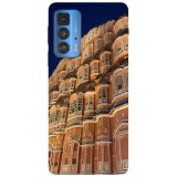 Husa compatibila cu Motorola Edge 20 Lite model Hawa Mahal Jaipur, Silicon, TPU, Viceversa, Transparent, Carcasa