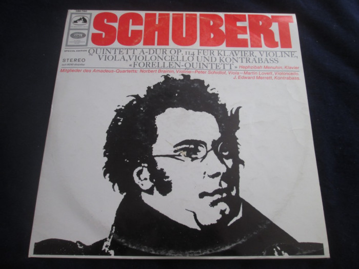 Schubert. H. Menuhin - Forellen Quintett _ vinyl,LP _ His Master&#039;s ( Elvetia)