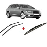 Cumpara ieftin Set 3 stergatoare AUDI A6 C6 Avant (4F5) 2004 - 2011, pentru parbriz si luneta, Bosch Twin