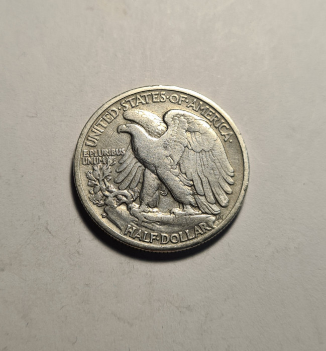 USA Half Dollar 1944 Liberty Argint