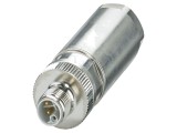 Conector M12 mufă 5 pini, drept, IP65, push-lock, 16A, 63V
