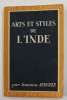 ARTS ET STYLES DE L &#039;INDE par JEANINE AUBOYER , 1951
