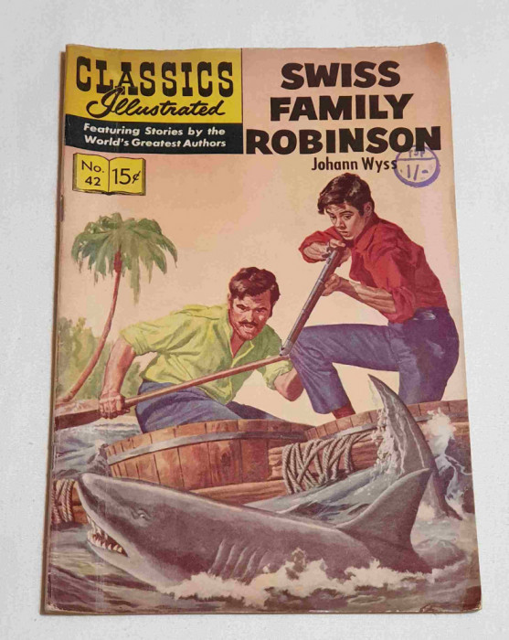 Benzi desenate - revista pentru copii - Swiss Family Robinson - Aprilie 1965