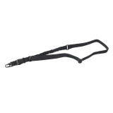 Curea CQB 1 punct cu cordon elastic 8FIELDS Negru
