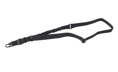 Curea CQB 1 punct cu cordon elastic 8FIELDS Negru foto