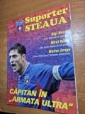 revista suporter steaua - septembrie 2004 - gigi becali - patronul viselor , mirel radoi,walter zenga