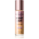 Makeup Revolution Bright Light tonic fluid iluminator culoare Lustre Medium Light 23 ml