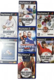 Joc PS2 Rugby 2004 + Rugby 2005 + Cricket + PDC Darts + International Cue Club + Tiger Woods PGA Tour 2002 + 2004