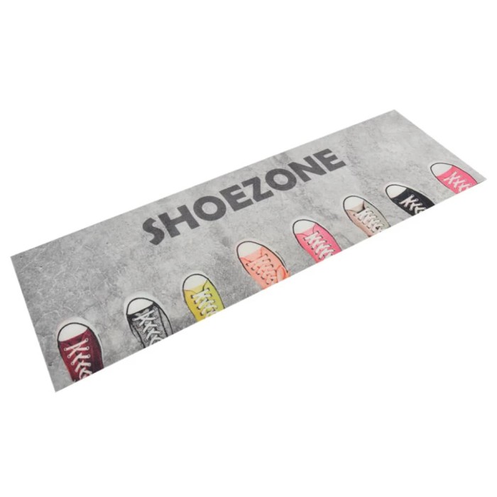 vidaXL Covor de bucătărie lavabil Shoezone, 60x180cm, catifea