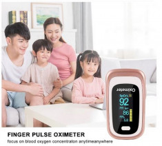Pulsometru Oximetru Finger Pulse Oximeter Indica Nivelul De Saturatie Sangue foto