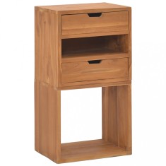 Gossi dulap de depozitare, 40x30x76 cm, lemn masiv de tec