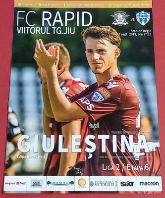 Program meci fotbal RAPID BUCURESTI - PANDURII TARGU JIU (07.09.2019) foto