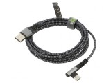 Cablu USB 2.0 USB-A la USB-C Unghi 2m 480Mbps, Goobay