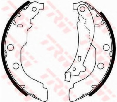 Set saboti frana CITROEN XSARA (N1) (1997 - 2005) TRW GS8617 foto