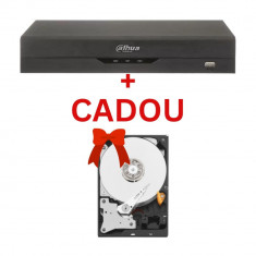 DVR Dahua pentabrid cu 8 canale 4k recunoastere faciala, Audio prin coaxial,functii AI +CADOU Hard Disk 2TB SATA SafetyGuard Surveillance foto