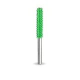 Biax sculptura lemn SABURR - Cap cilindric lung 3,2mm fața activă, Granulatie Saburr ASPRA - VERDE
