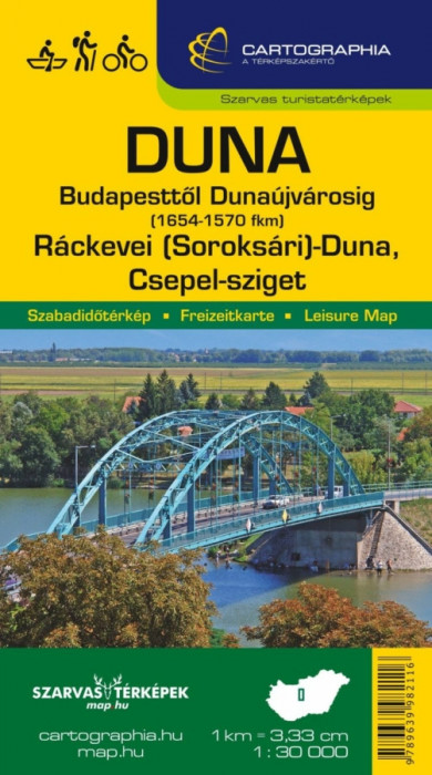 Duna Budapesttől Duna&uacute;jv&aacute;rosig