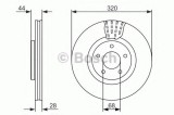 Disc frana NISSAN QASHQAI / QASHQAI +2 (J10, JJ10) (2007 - 2013) BOSCH 0 986 479 679