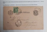 Romania 1881 - C.P. circulata BUCURESTI-BRASOV