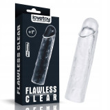 Prelungitor Penis Flawless Clear Penis Sleeve Add 1&#039;&#039;