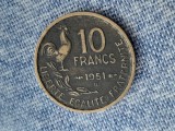 10 FRANCS 1951 B - FRANTA, Europa