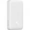 Baterie Externa Wireless Baseus Magnetic Mini, 10000mAh, 20W, PD + FQI, 1 x QI - 1 x USB-C, Alba PPCX07002