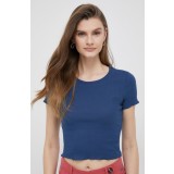 Pepe Jeans tricou Cara femei, culoarea albastru marin