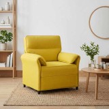 vidaXL Canapea 100% poliester, cadru din metal, MDF, placaj 42033879