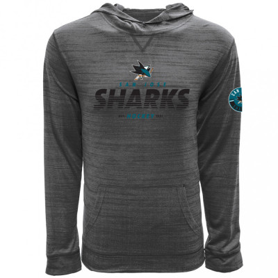 San Jose Sharks hanorac de bărbați cu glugă grey Static Hood - XL foto