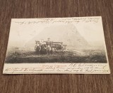 Carte Poștală Veche Olanda &ndash;Fotografie Rurală cu Familie și Căruță , Groete uit Compascuum, Circulata, Printata