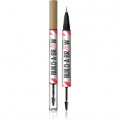 Maybelline Build-A-Brow creion dermatograf cu două capete pentru sprâncene pentru fixare și formă culoare 250 Blonde 1 buc