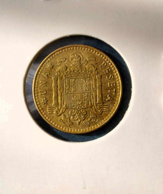 Moneda Spania - 1 Peseta 1975 foto