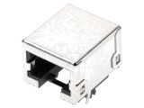 Soclu RJ45 Ecranat Cat 3 8p8c THT