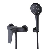 Baterie Dus cu Para de Dus in 3 trepte Lemark Bronx LM3703BL Negru