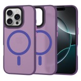 Husa iPhone 16 Pro Techsuit HaloFrost&Atilde;&sbquo;&Acirc;&nbsp;MagSafe Series, mov inchis