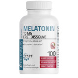 Melatonina 10 miligrame Cherry Flavour 100 tablete Bronson Laboratories