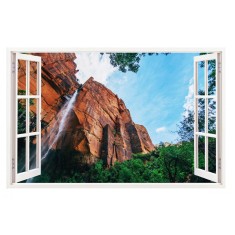 Sticker decorativ, Fereastra 3D, Canion, 85 cm, 319STK