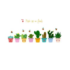 Sticker decorativ, Cactusi, 115 cm, 816STK