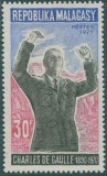 Madagascar 1971 - Charles de Gaulle, supr., neuzat