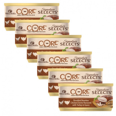Wellness CORE Signature Selects pui &amp;amp;amp; curcan 6 x 79 g foto
