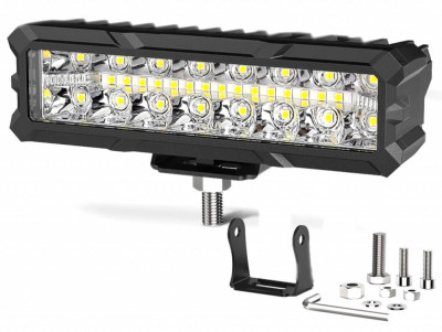 Led Bar Lumina Combinata Pentru Atv, Suf, Jeep 4X4, Camion 12 - 24V 155CM HAL482 foto