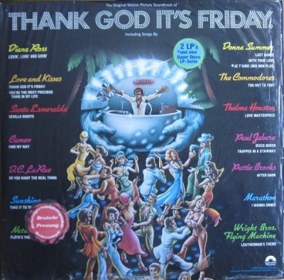 Vinil 2xLP + Vinyl, 12&amp;quot; Various &amp;ndash; Thank God It&amp;#039;s Friday (The Original Motion Picture Soundtrack) (VG+) foto