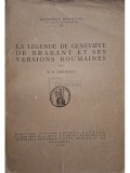 N. N. Condeescu - La legende de Genevieve de Brabant et ses versions Roumaines (Editia: 1938)