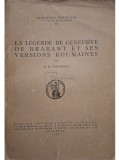 N. N. Condeescu - La legende de Genevieve de Brabant et ses versions Roumaines (editia 1938)