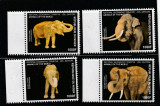 Niger 2016-Fauna,Animals of the World,Elefanti,serie 4 val dant.,MNH,Mi.4717-20, Nestampilat