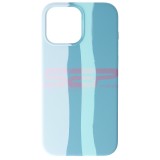 Husa Silicon Rainbow iPhone 13 Pro Max, High Copy, No. 03