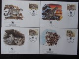 Kargistan-WWF,FDC leopardul zapezilor-set complet