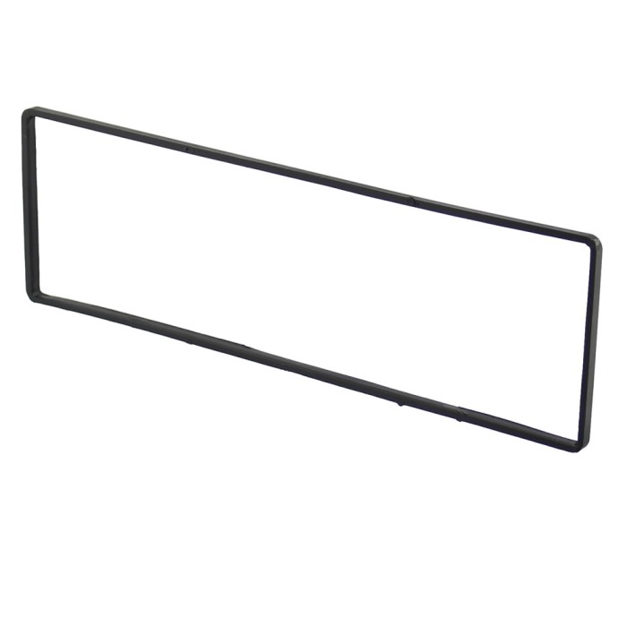 Rama adaptoare, universala, 1 DIN, neagra, 182x53mm, T103836