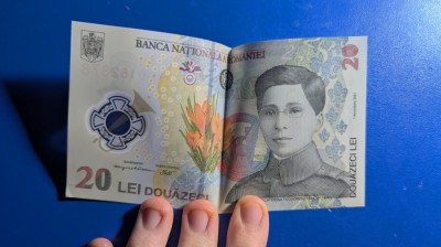 Bancnotă Rară Ecaterina Teodoroiu 20 de lei foto