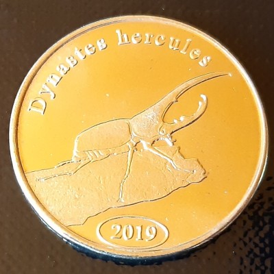 Sumatra de nord 500 rupie 2019 UNC Dynastes Hercules foto
